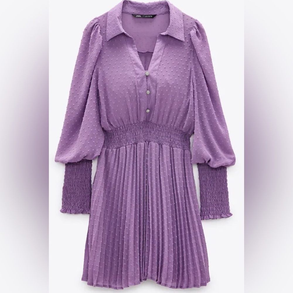 Zara Elegant Purple Women's Dress